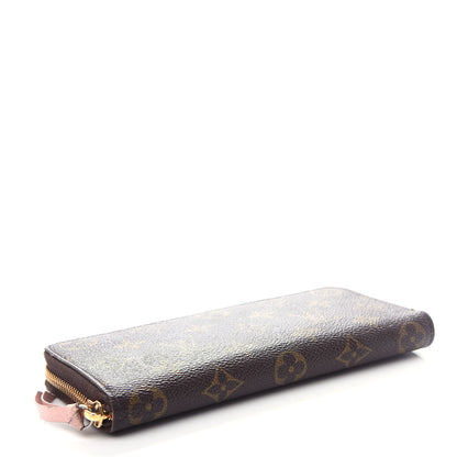 Louis Vuitton Monogram Clemence Wallet Rose Ballerine 4 of 8