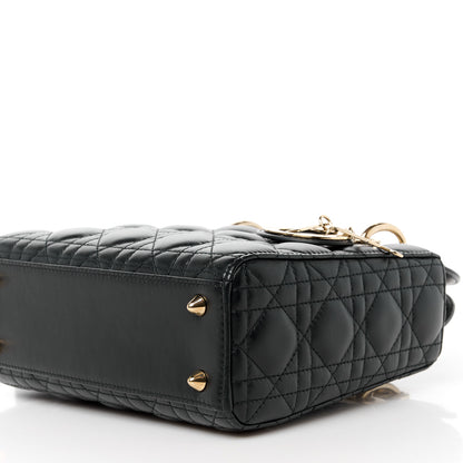 Christian Dior Lambskin Cannage Small My ABCDior Lady Dior Black 10 of 10