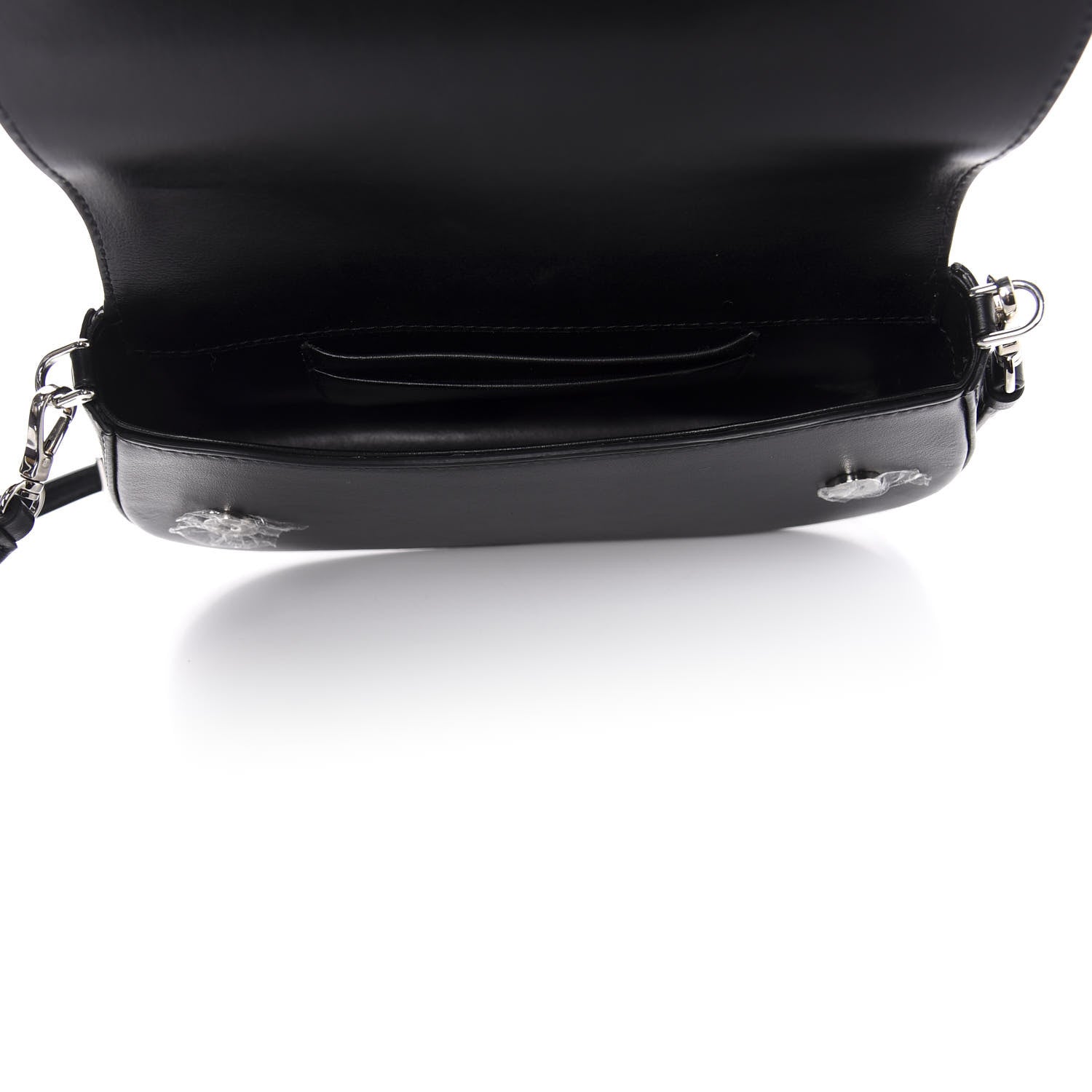 Prada City Calfskin Saffiano Mini Sidonie Shoulder Bag Black 5 of 10