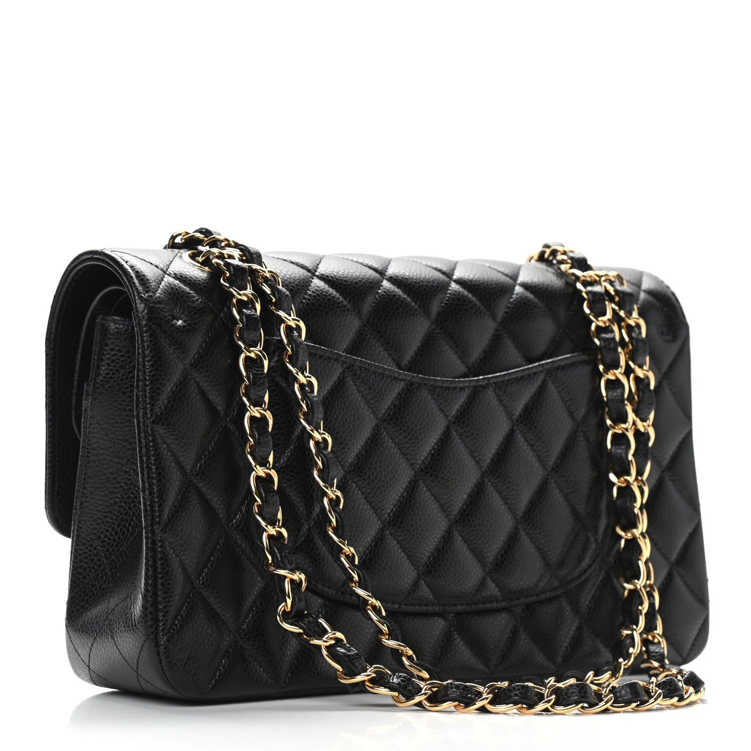Chanel Caviar Quilted Medium Double Flap Black 3 of 9