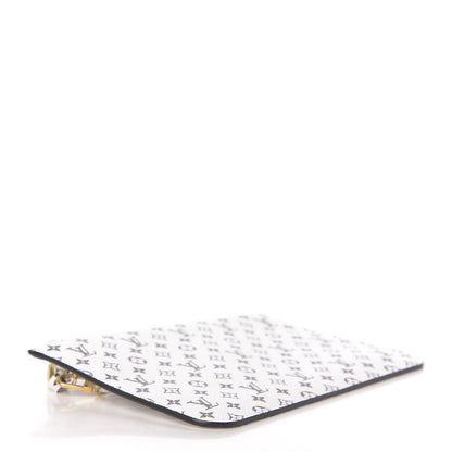 Louis Vuitton Monogram Giant Neverfull MM GM Pochette White 4 of 7