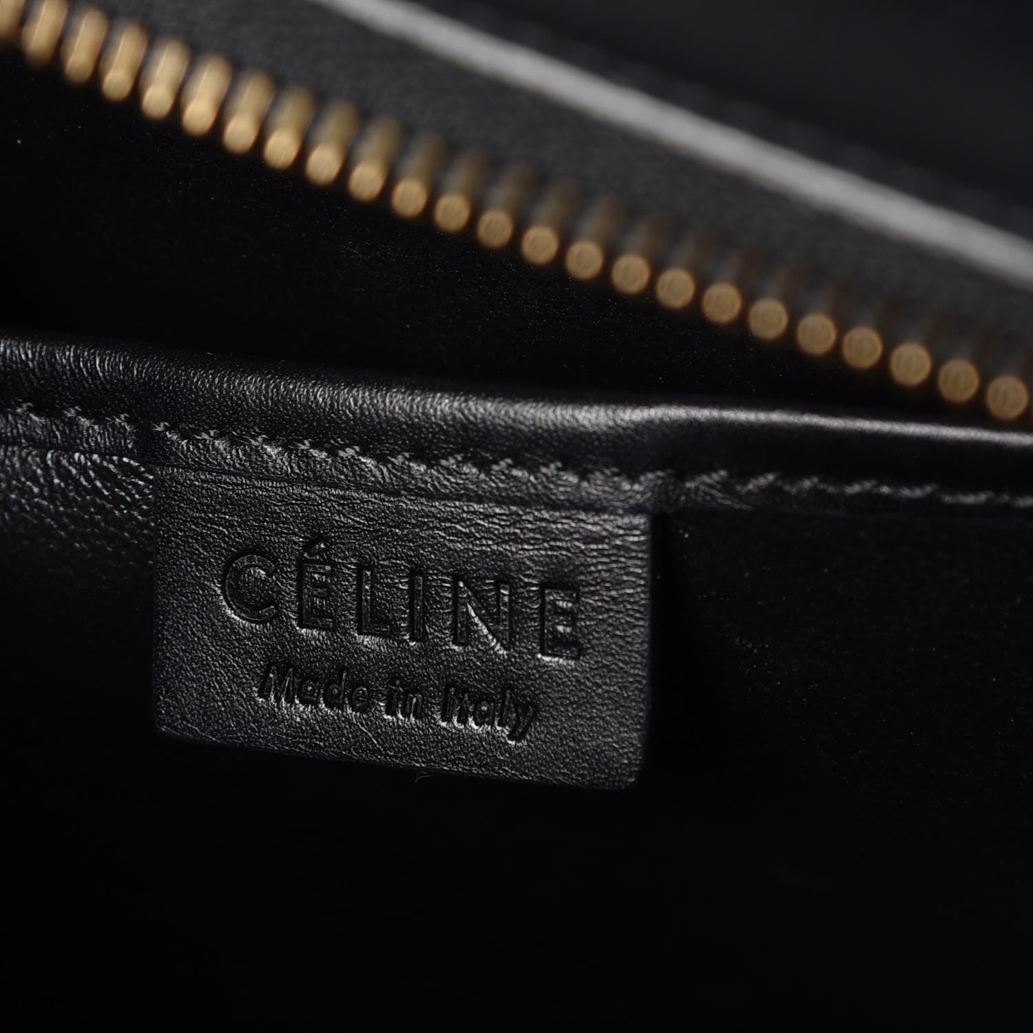 Celine Bullhide Calfskin Nubuck Bi-Color Nano Luggage Black White 6 of 10