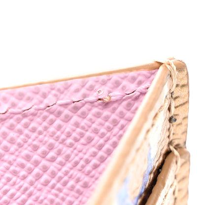 Louis Vuitton Metallic Monogram LV Garden Card Holder Gold 7 of 9