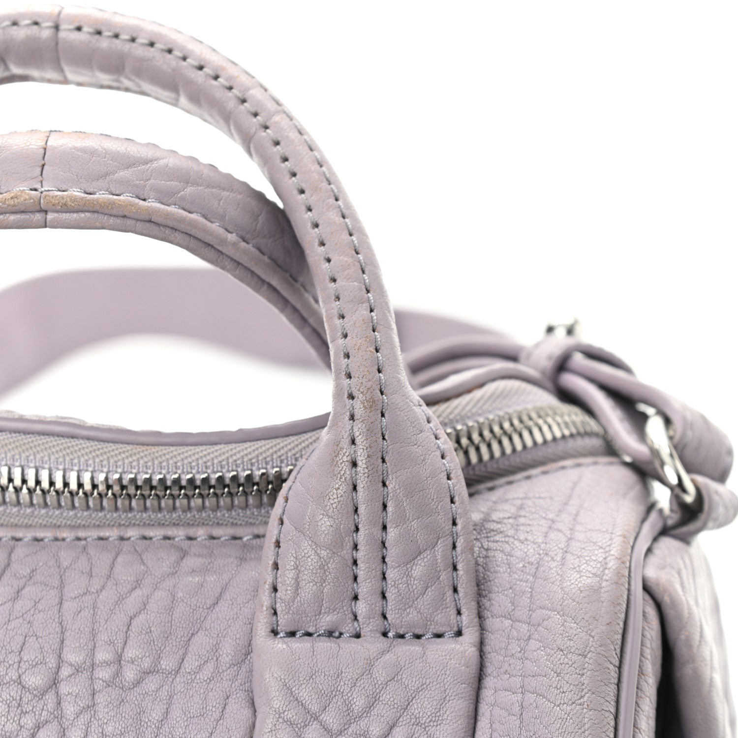 Alexander Wang Pebbled Lambskin Mini Rockie Lavender Rodhium Hardware 11 of 21