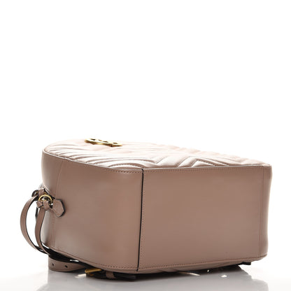 Gucci Calfskin Matelasse GG Marmont Backpack Porcelain Rose 4 of 7