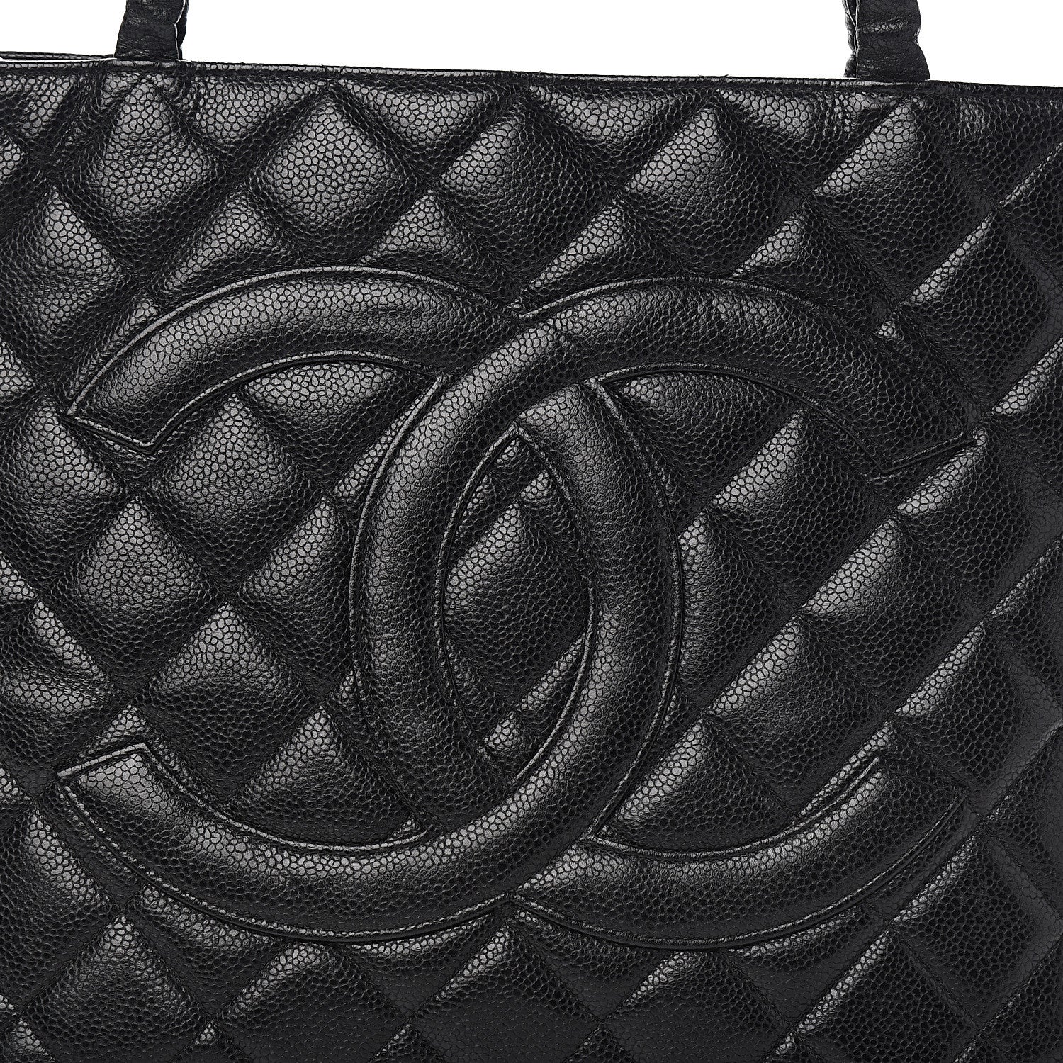 Chanel Caviar Quilted Medallion Tote Black 9 of 9