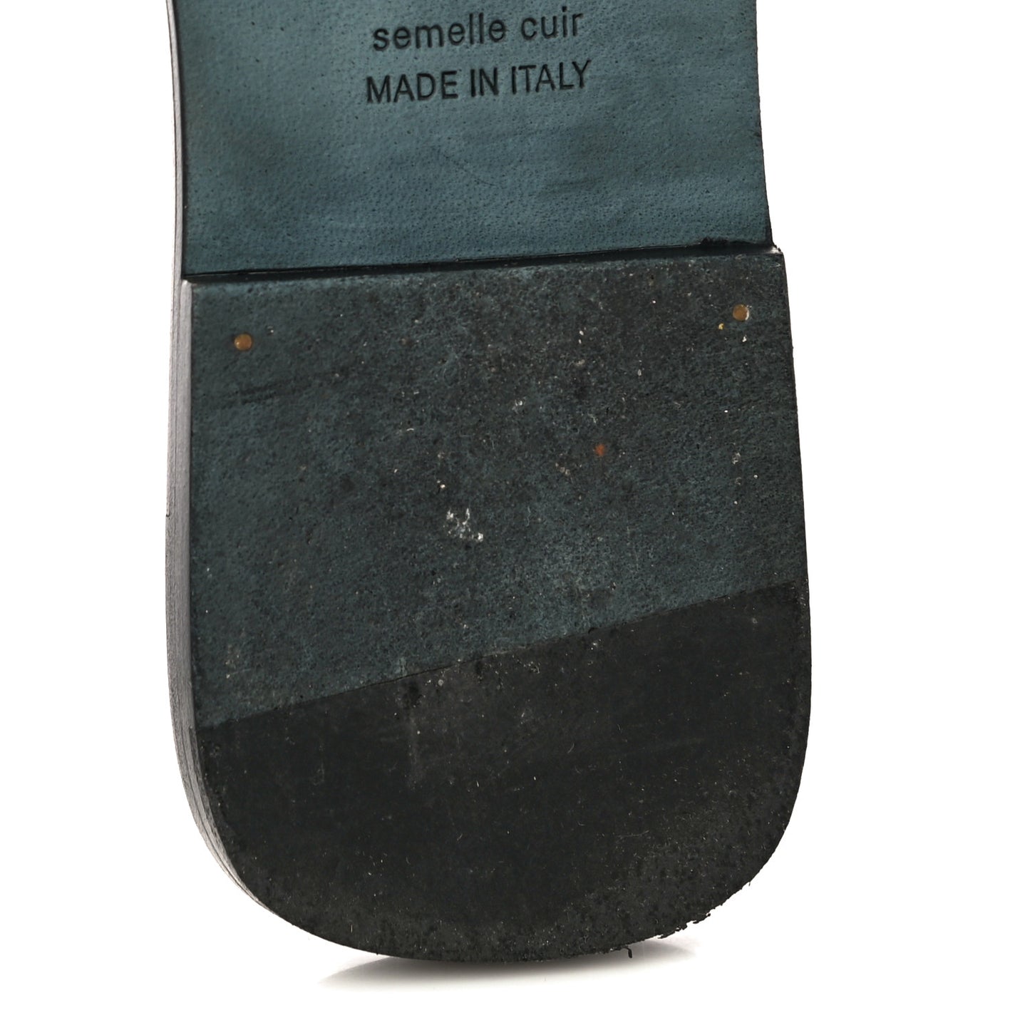 Box Calfskin Oran Sandals 38 Black