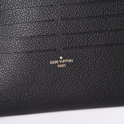 Louis Vuitton Calfskin Felicie Chain Wallet Card Holder Insert Black 6 of 6