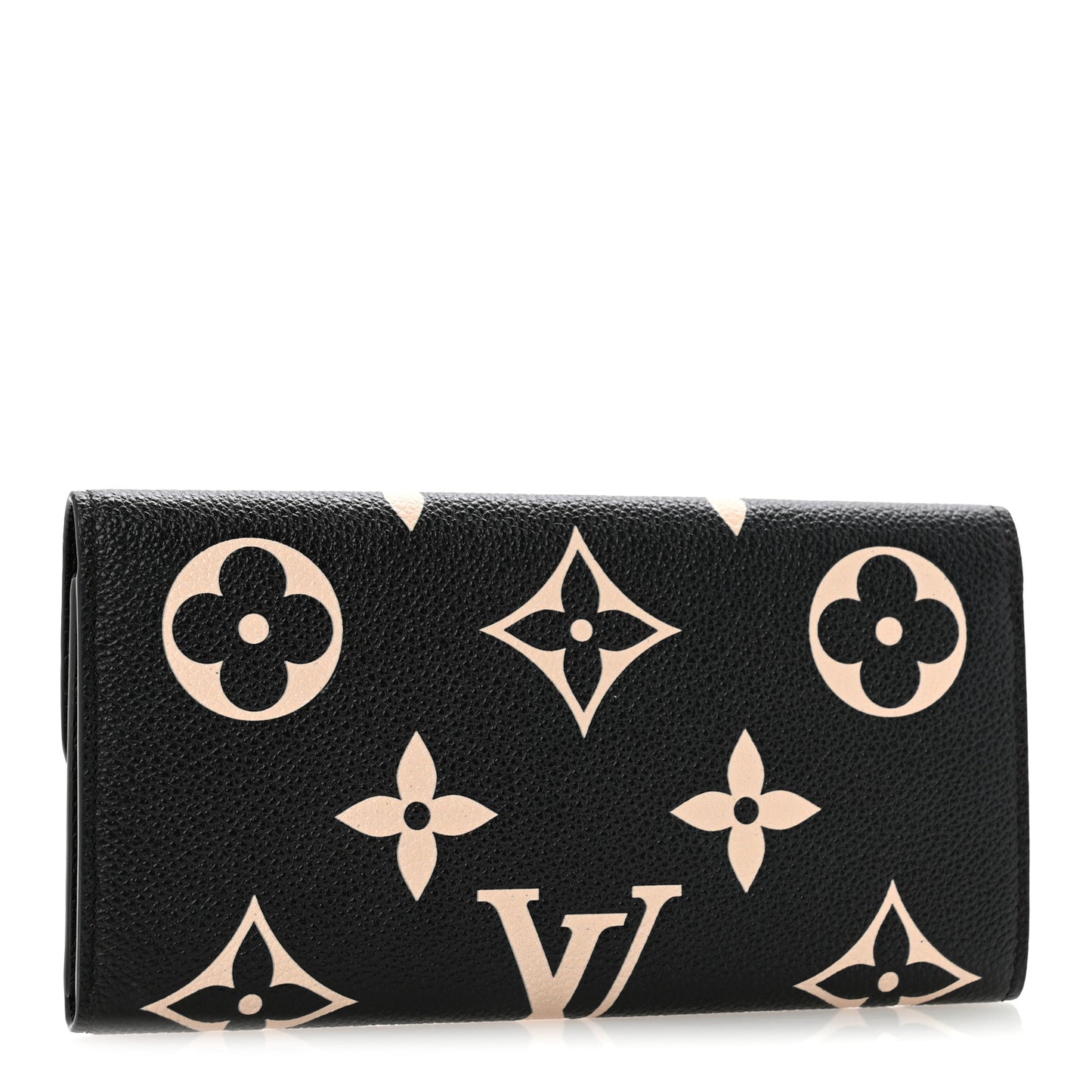 Empreinte Monogram Giant Emilie Wallet Black Beige