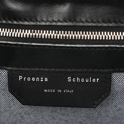Proenza Schouler Soft Grainy Calfskin Medium PS1 Satchel Black 6 of 9