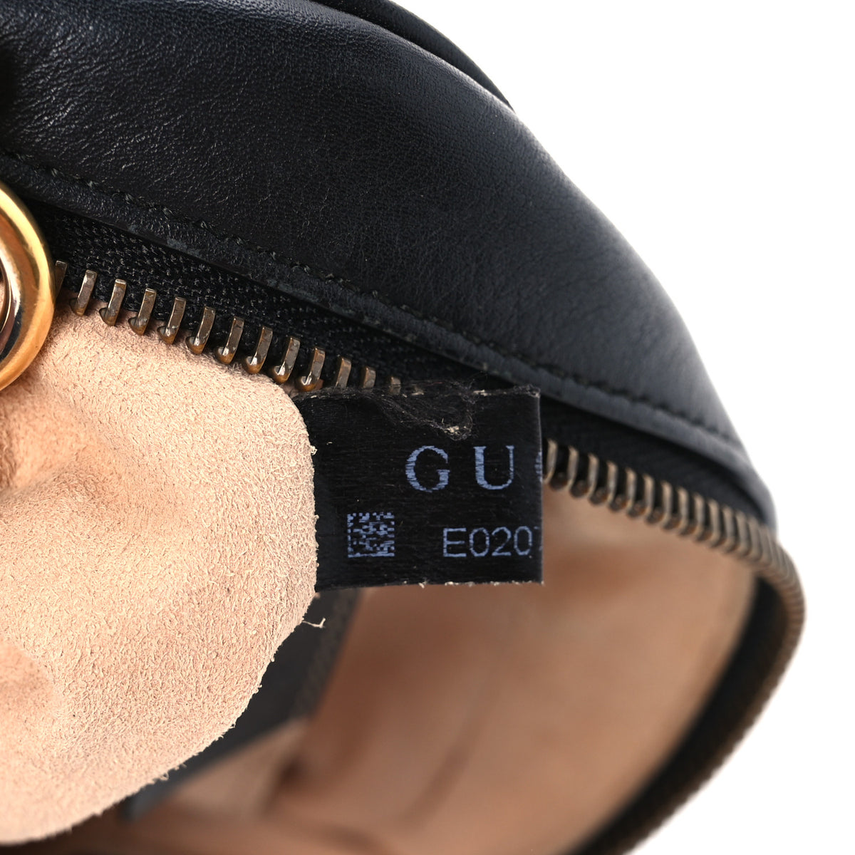 Gucci Calfskin Matelasse Mini GG Marmont Chain Shoulder Bag Black 8 of 11