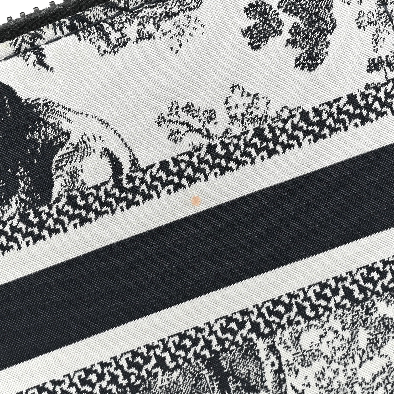 Christian Dior Technical Fabric Embroidered Toile De Jouy DiorTravel Detachable Card Holder Blue 10 of 11