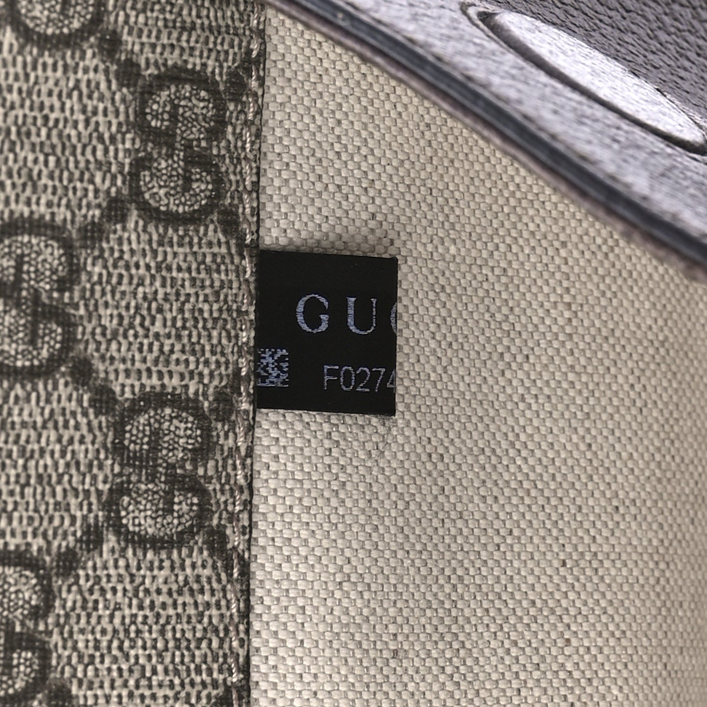 GG Supreme Monogram Web Neo Vintage Double Flap Messenger Bag Beige New Acero