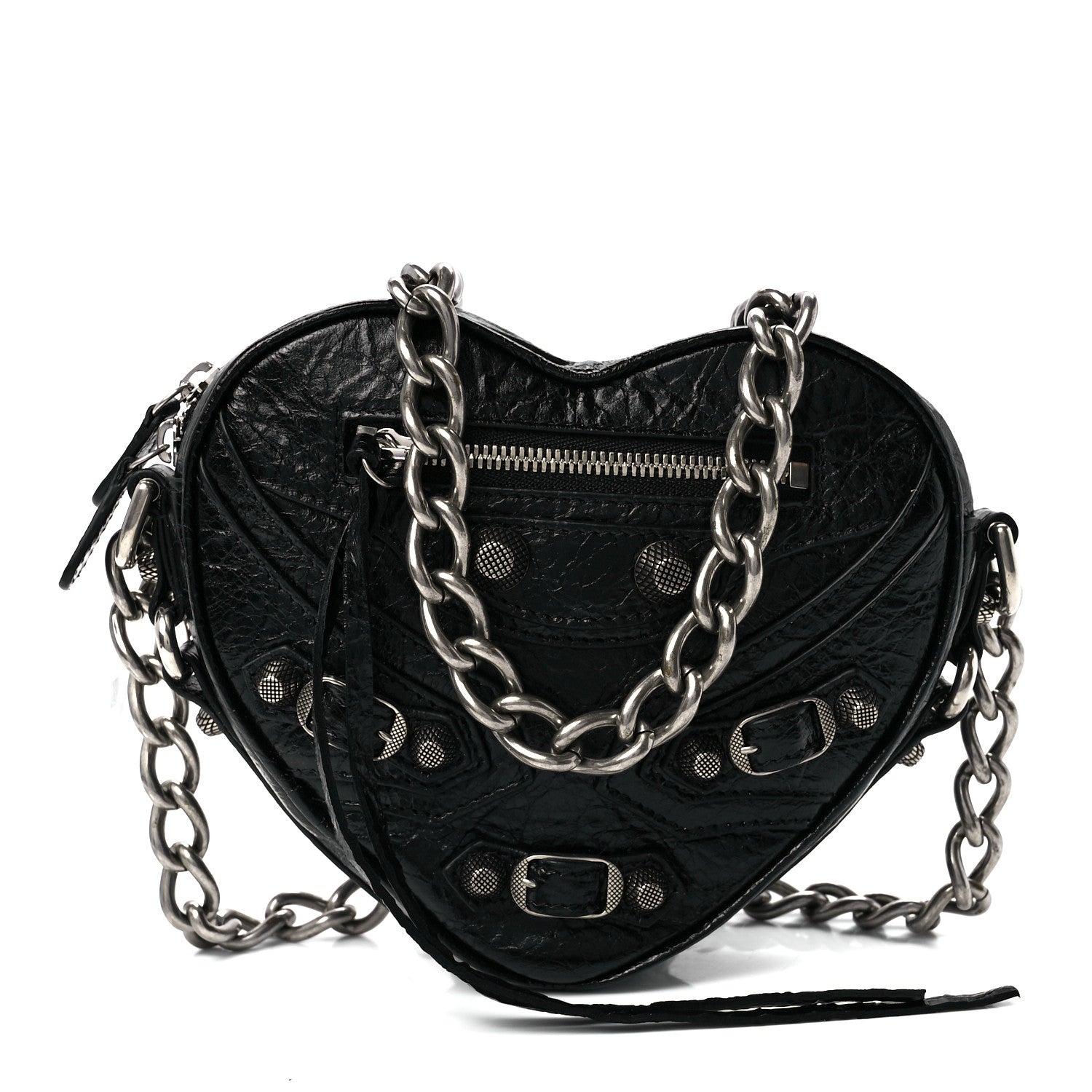 Balenciaga Agneau Arena Mini Le Cagole Heart Bag Black 1 of 11