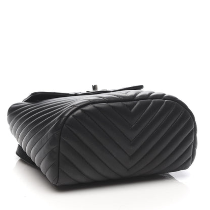 Chanel Lambskin Chevron Quilted Small Urban Spirit Backpack Black 3 of 9