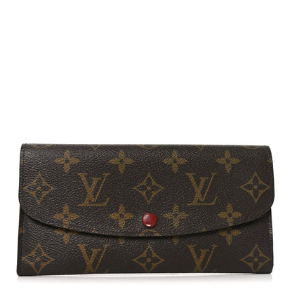 Louis Vuitton Monogram Emilie Wallet Fuchsia 1 of 8