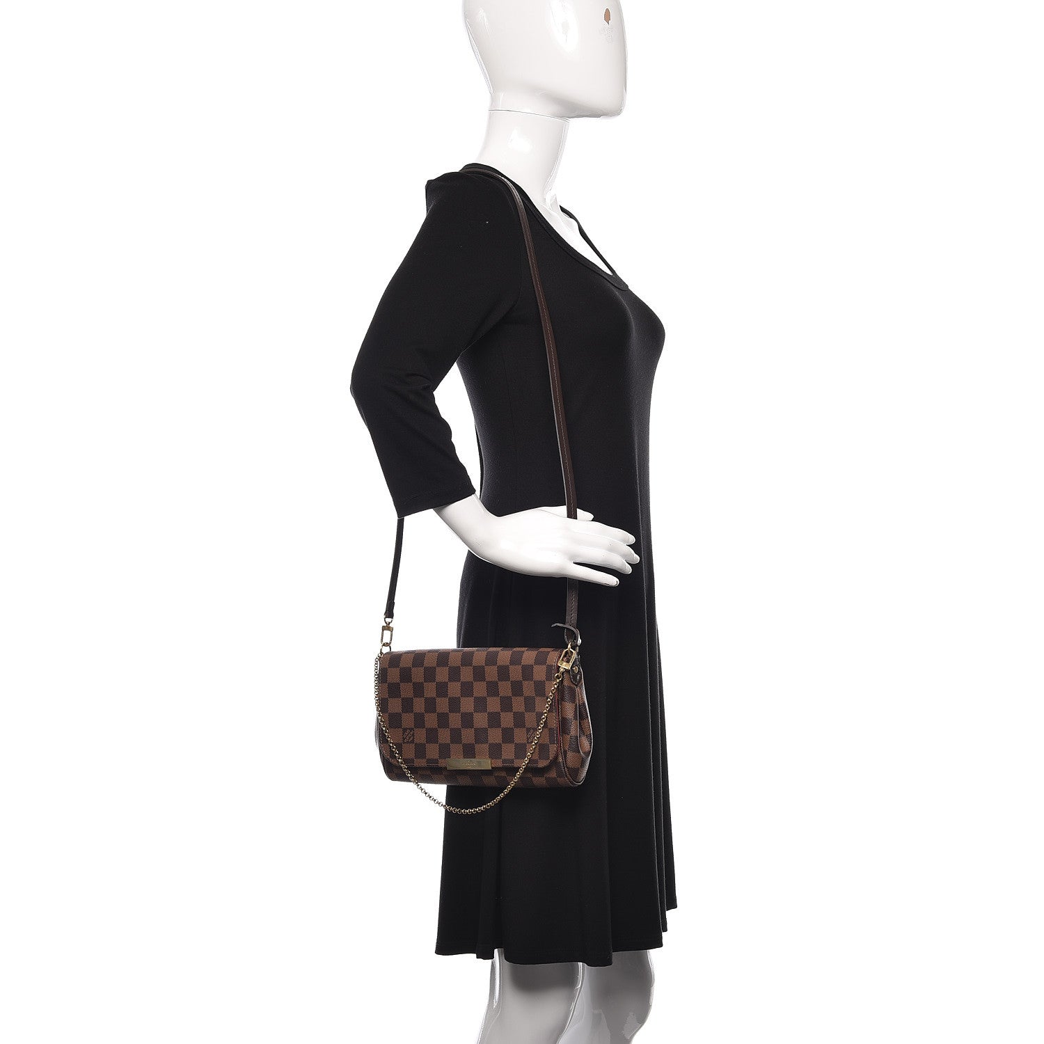 Louis Vuitton Damier Ebene Favorite MM 2 of 13