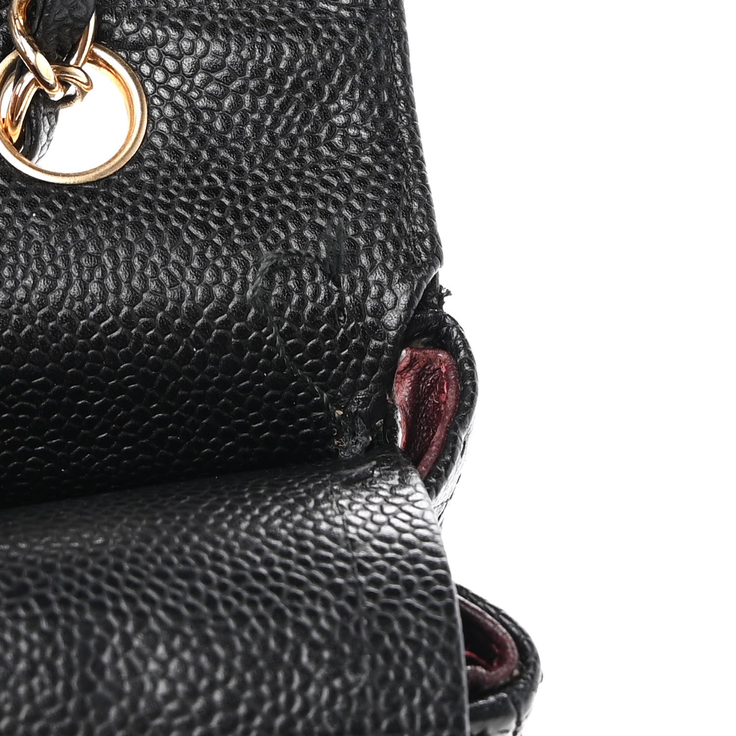 Chanel Caviar Quilted Medium Double Flap Black 11 of 13