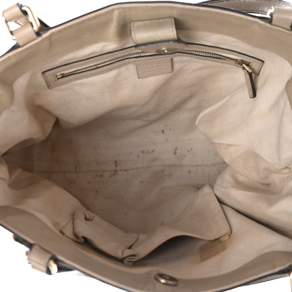Gucci Monogram Web Medium Mayfair Tote Off White 4 of 5