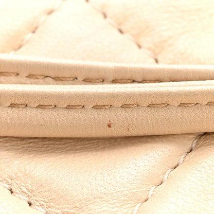 Chanel Lambskin Quilted Mini Camellia Flap Beige 14 of 15