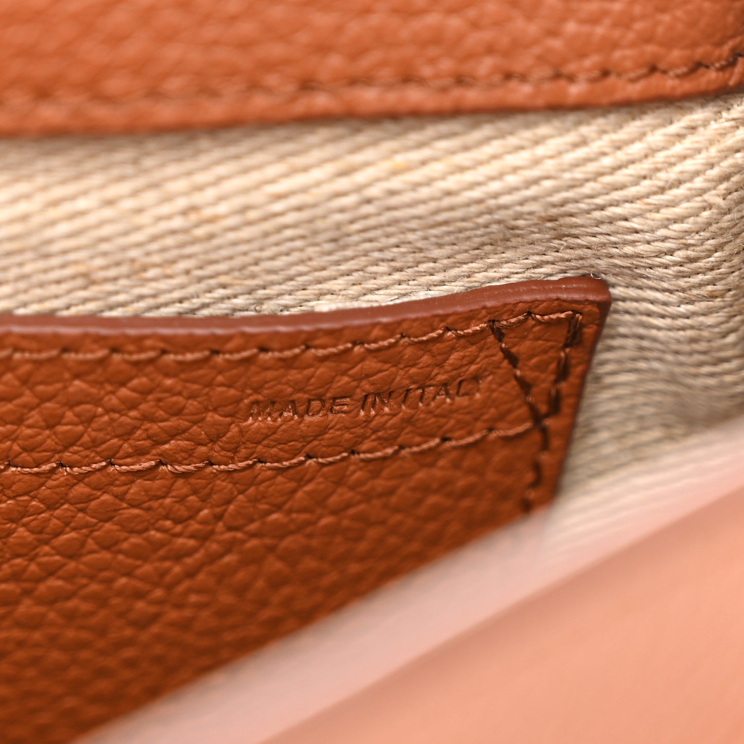 Suede Grained Calfskin Small Marcie Saddle Bag Tan