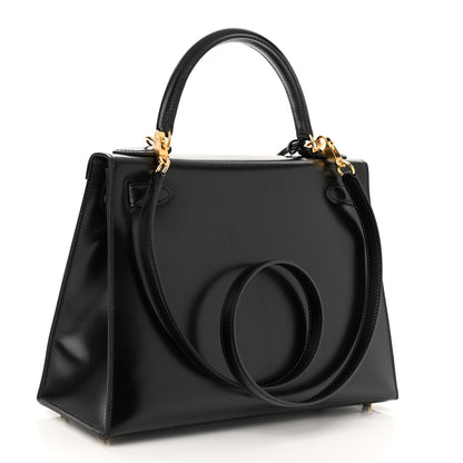 Hermes Box Kelly Sellier 28 Black 3 of 10