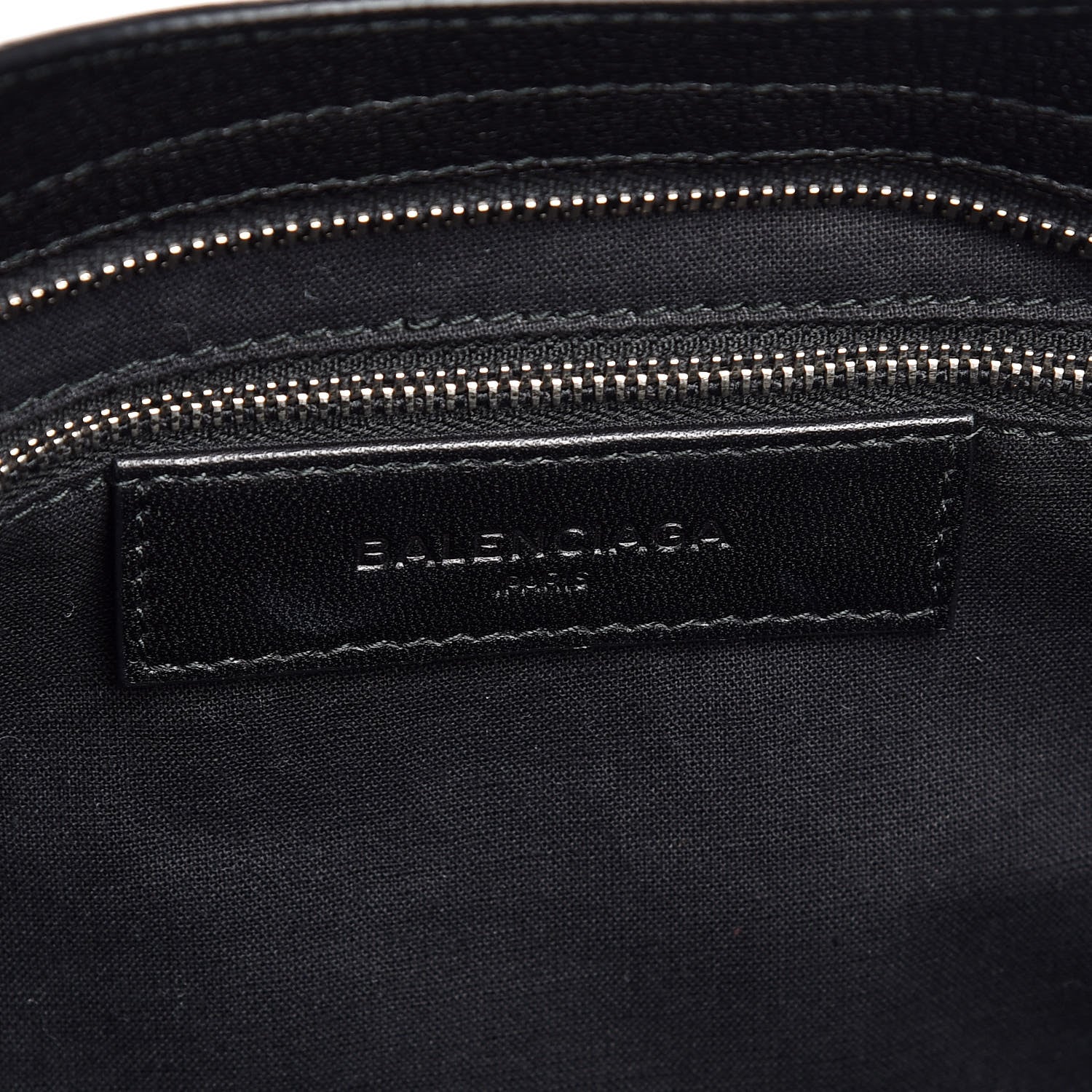 Balenciaga Chevre Silver Metallic Edge Hardware City Black 7 of 11