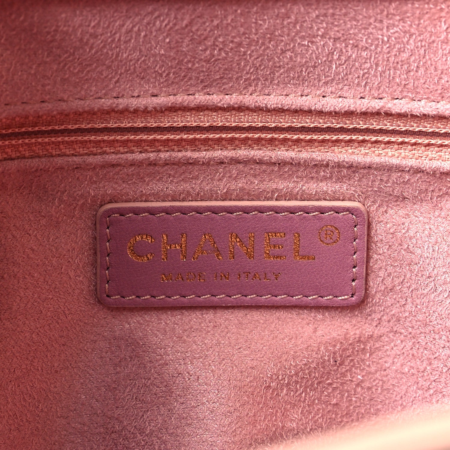 Chanel Caviar Deauville Drawstring Bucket Bag Light Pink 6 of 10