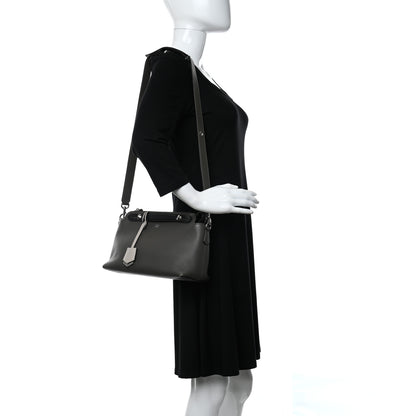 Fendi Vitello Dolce 4 Color Medium By The Way Boston Bag Carbone Grigio Polvere Multicolor 2 of 12