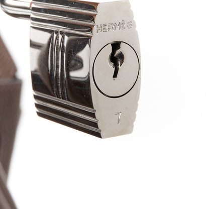 Hermes Taurillon Clemence Birkin Voyage 50 Cafe 8 of 13
