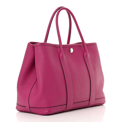 Hermes Vache Country Garden Party 30 TPM Rose Pourpre 3 of 16