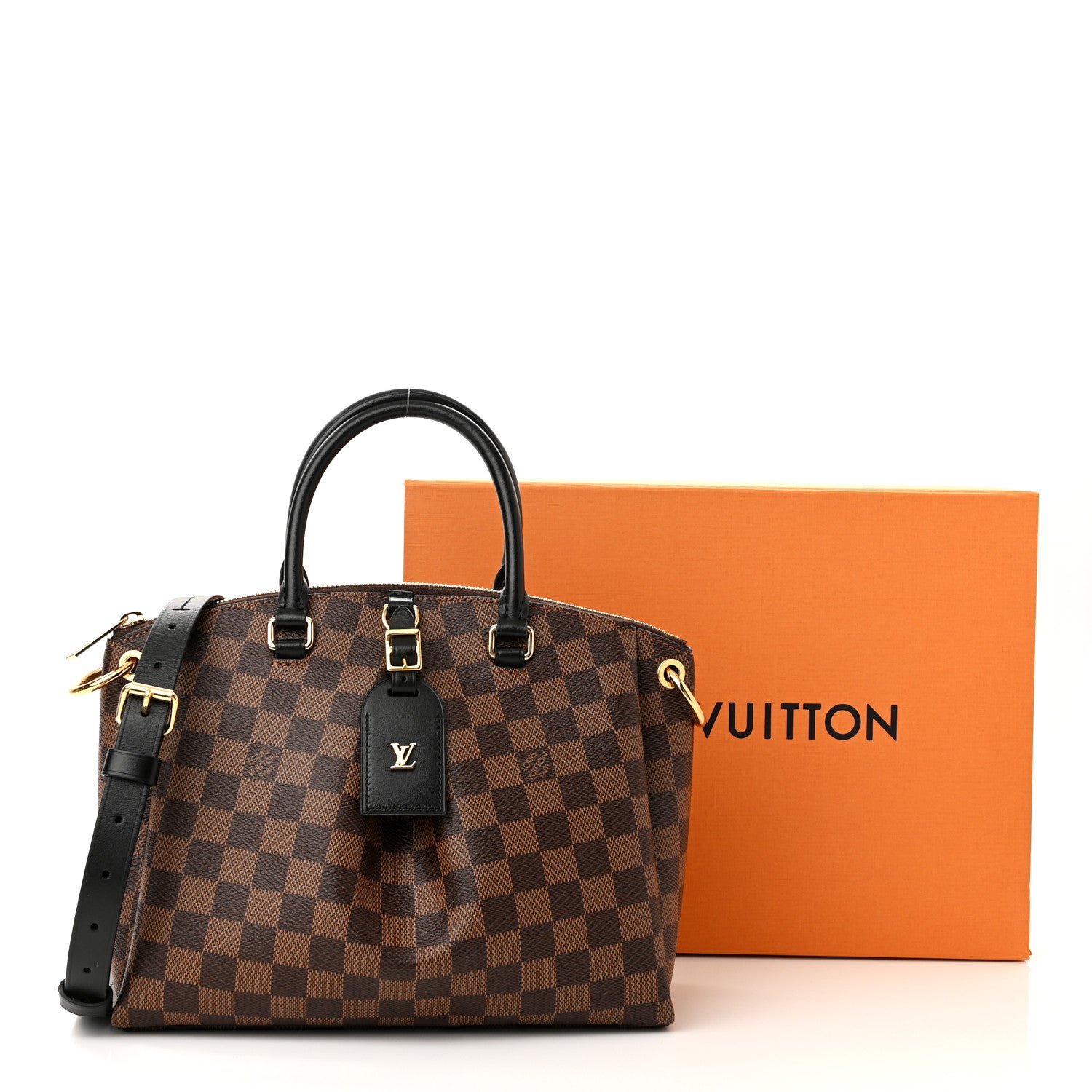 Louis Vuitton Damier Ebene Odeon Tote PM Black 10 of 10