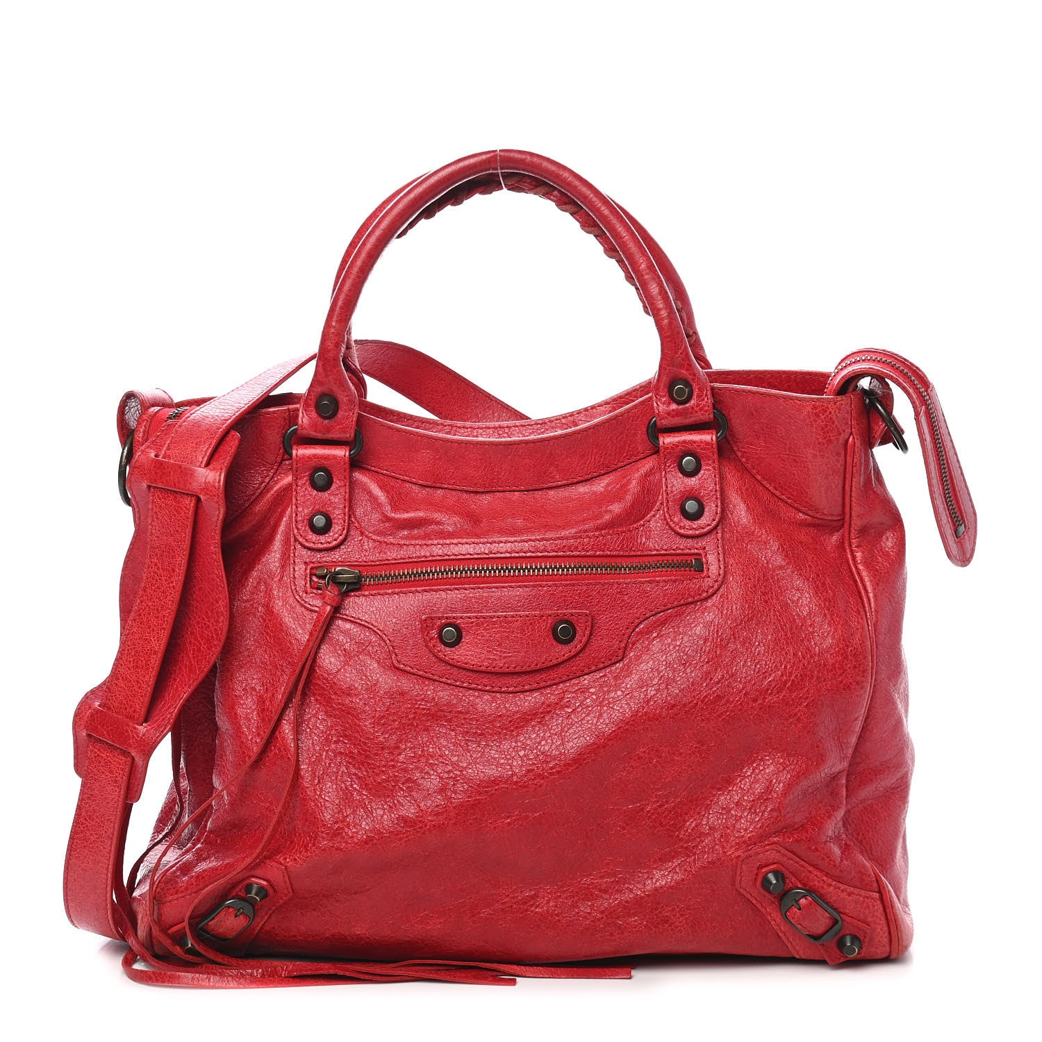 Balenciaga Agneau Classic Hardware Velo Coquelicot 1 of 10