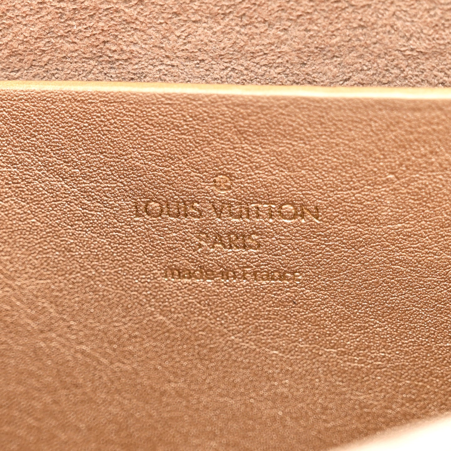 Metallic Calfskin Love Note Gold Silver
