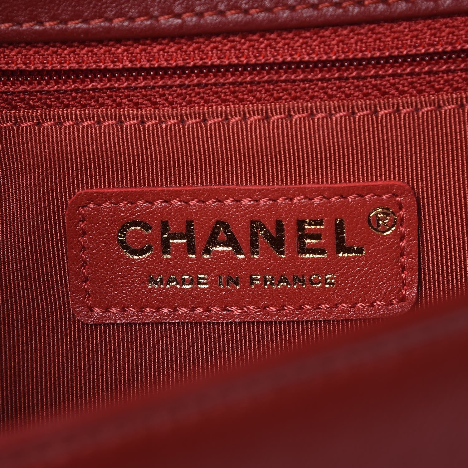 Chanel Lambskin Quilted New Medium Boy Flap Dark Red 6 of 10