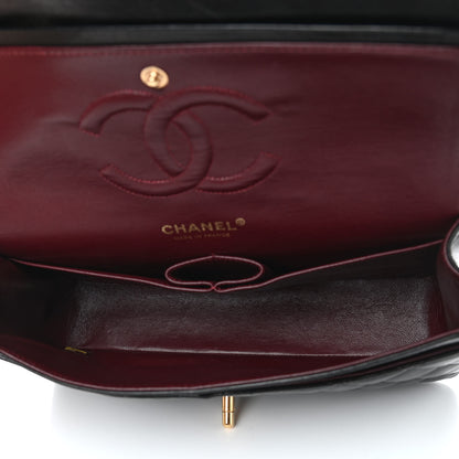 Chanel Lambskin Quilted Medium Double Flap Black 4 of 10
