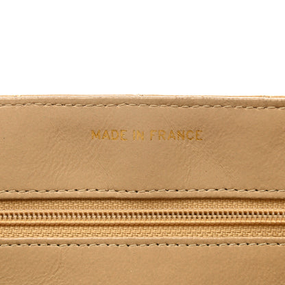 Chanel Lambskin Quilted Single Chain Flap Beige 7 of 10