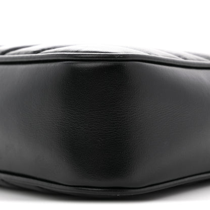 Saint Laurent Calfskin Matelasse Monogram Monochrome Lou Camera Bag Black 10 of 13