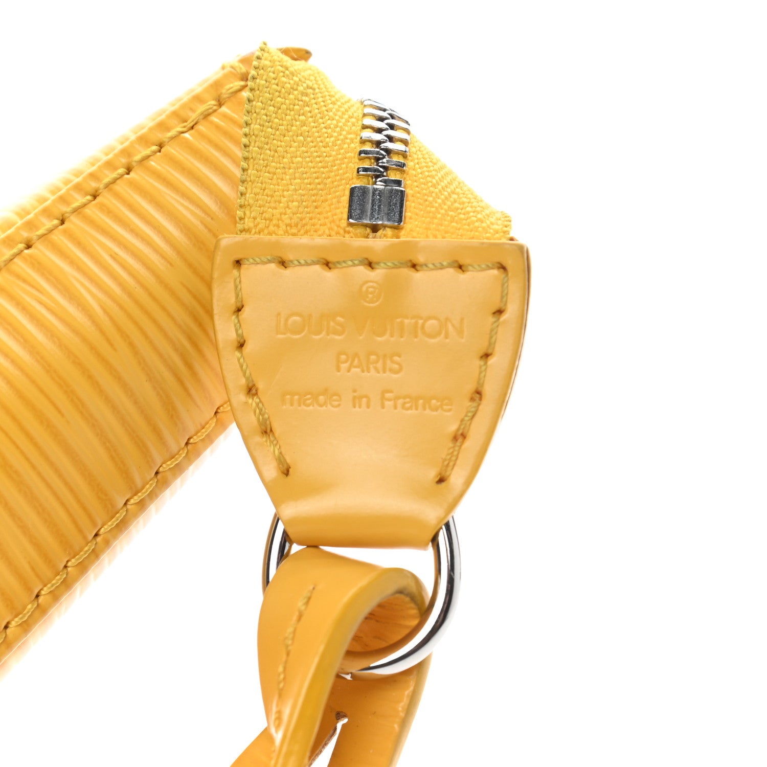 Louis Vuitton Epi Pochette Accessories NM Citron 7 of 9