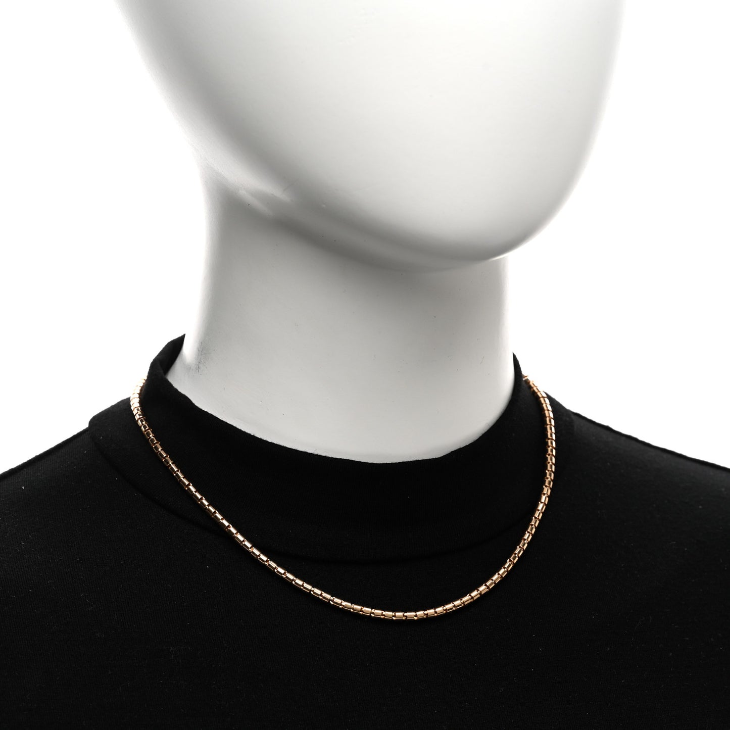 18K Rose Gold 3mm Chain Necklace