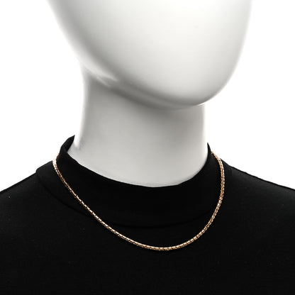 Roberto Coin 18K Rose Gold 3mm Chain Necklace 2 of 6