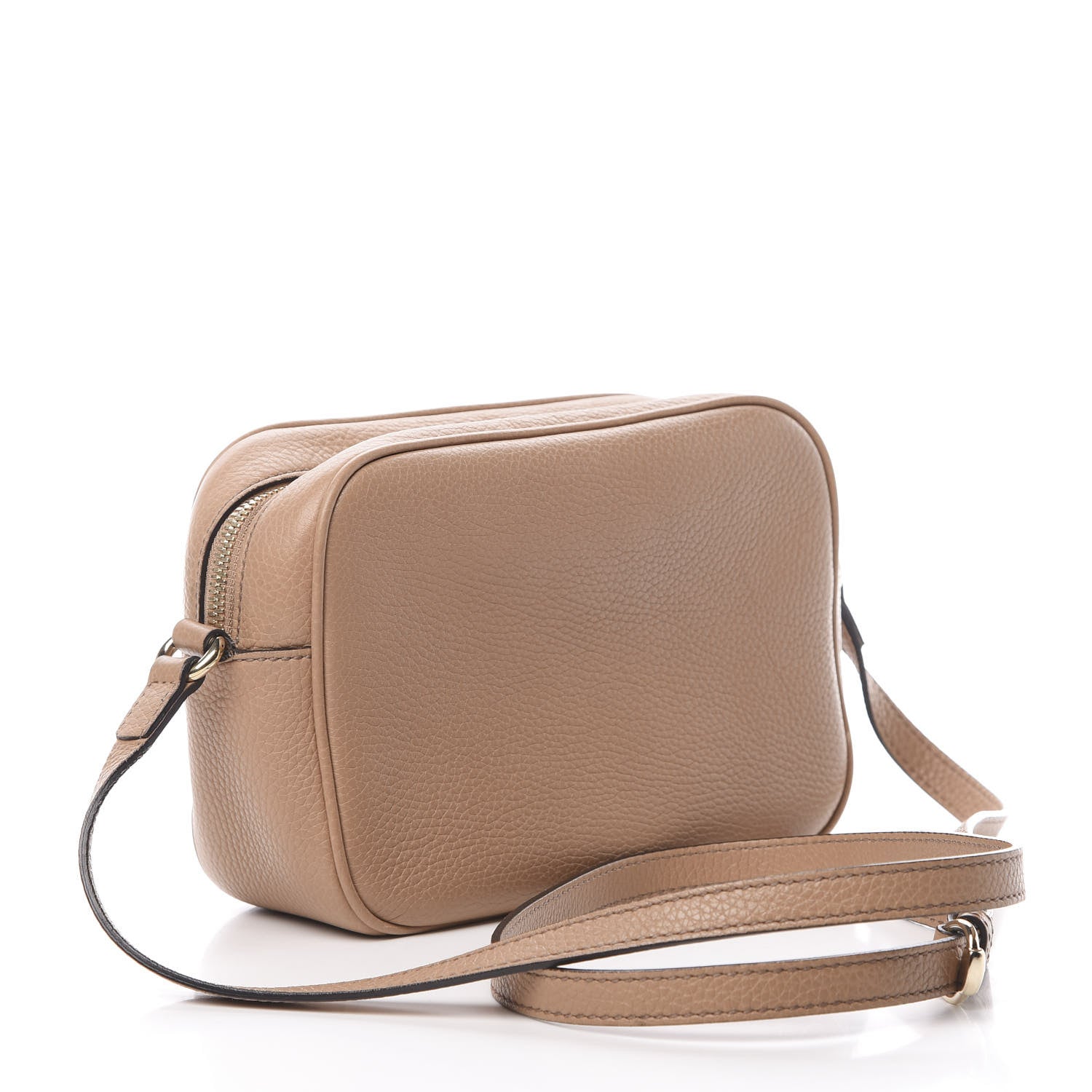 Gucci Pebbled Calfskin Small Soho Disco Bag Camelia 3 of 13