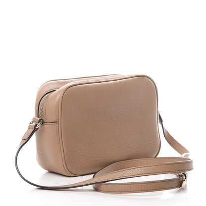 Gucci Pebbled Calfskin Small Soho Disco Bag Camelia 3 of 13