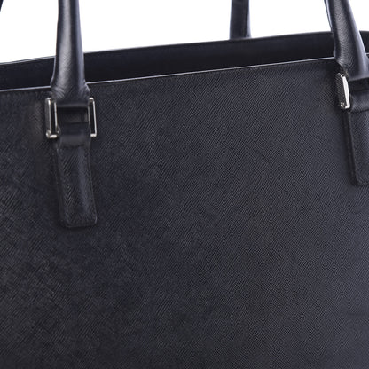 Burberry Saffiano Top Handle Tote Black 20 of 25