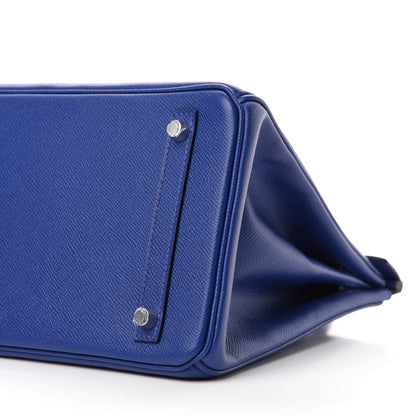Hermes Epsom Birkin 30 Bleu Electrique 7 of 11