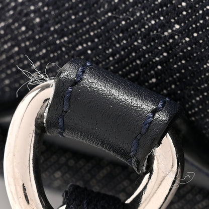 Chanel Canvas Large Deauville Backpack Denim Blue 13 of 15
