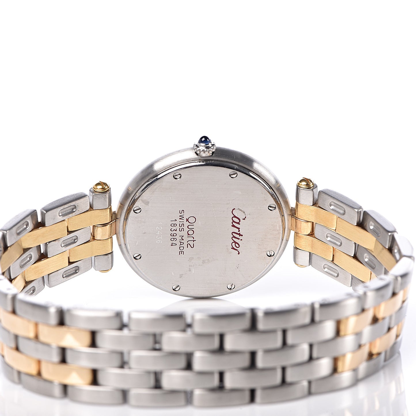 Stainless Steel 18K Yellow Gold 29mm Panthere Vendome Quartz Watch