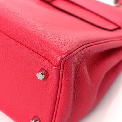 Hermes Taurillon Clemence Kelly Retourne 32 Rose Extreme 10 of 11