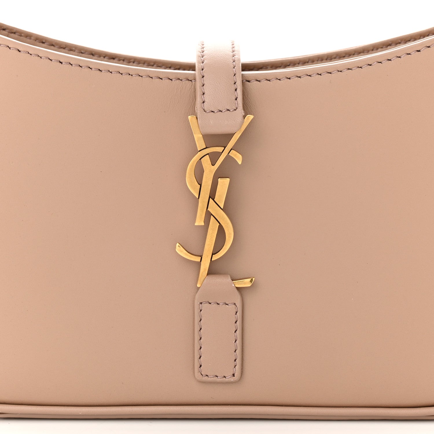 Saint Laurent Smooth Calfskin Le 5 A 7 Mini Hobo Rosy Sand 8 of 12