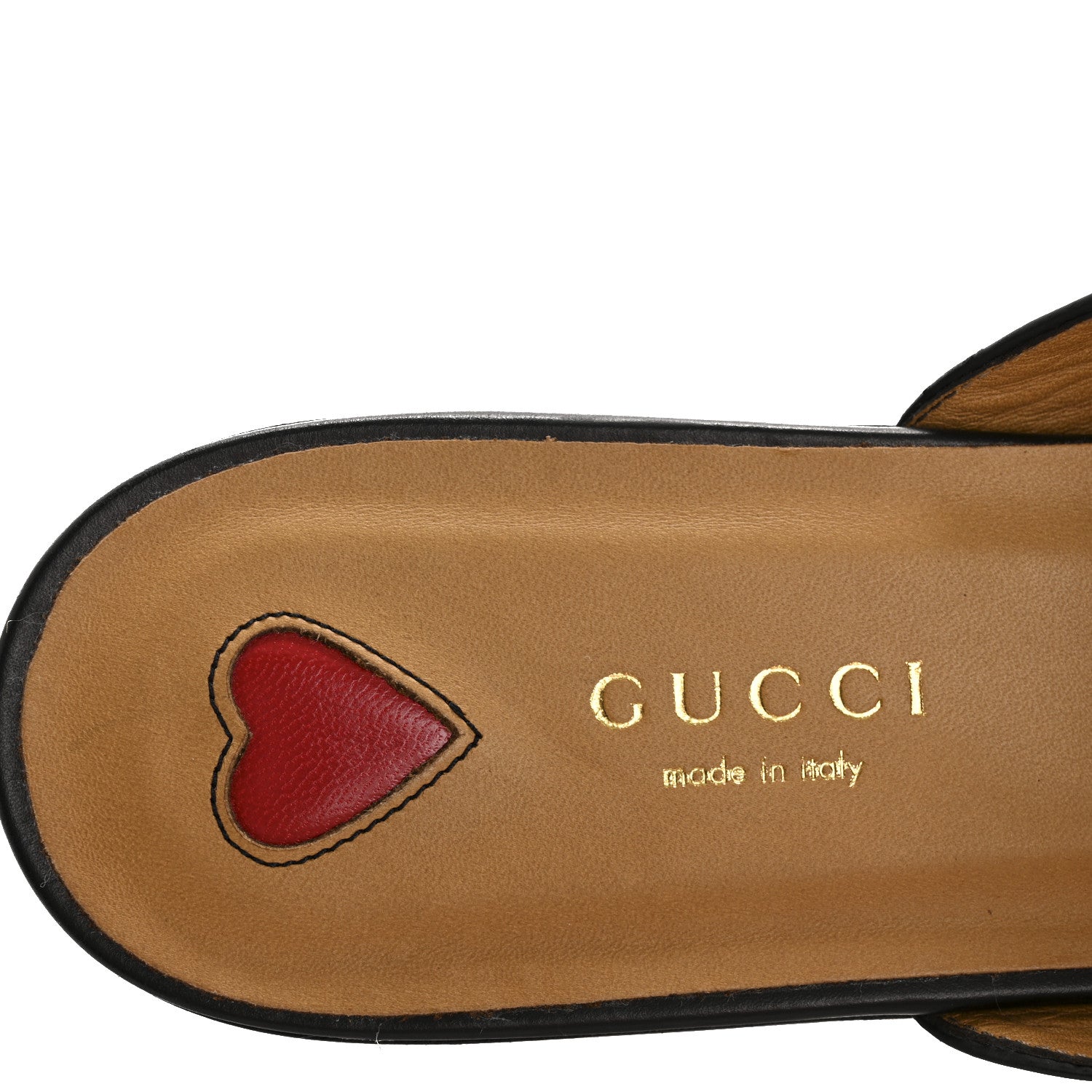 Gucci Calfskin Web Womens Peyton GG Slippers 39 Black 8 of 9